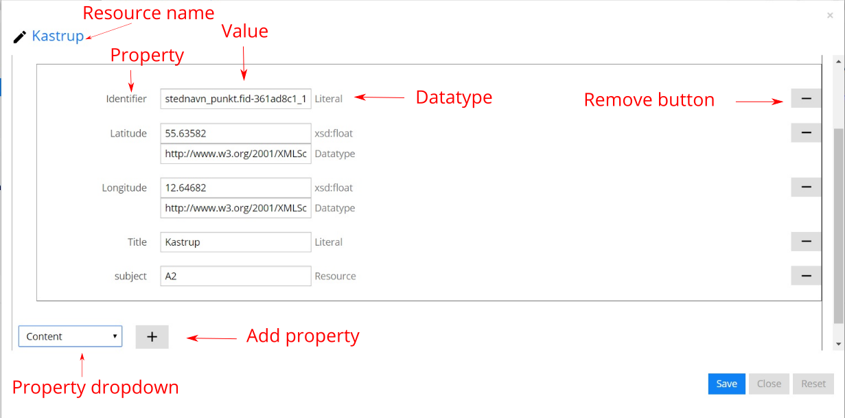 Create/Edit dialog